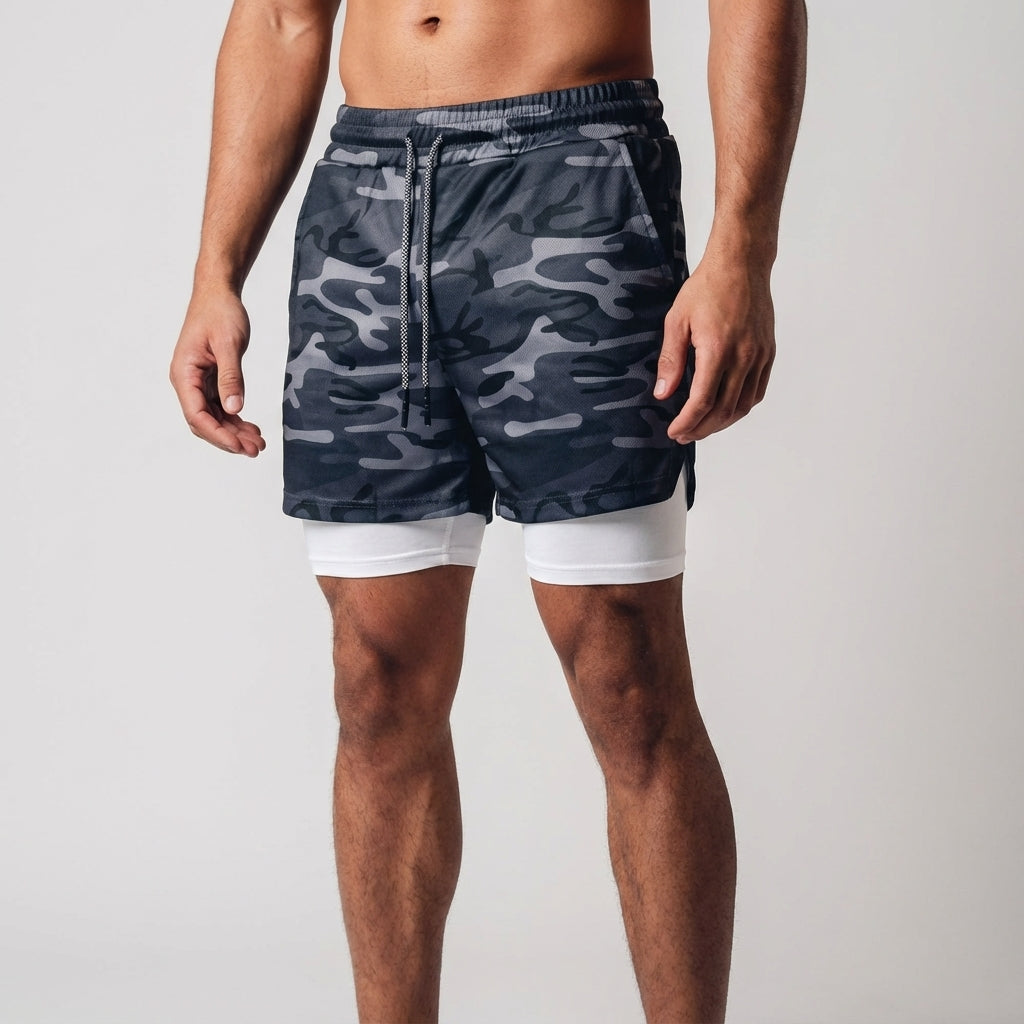 Zweilagige Trainingsshorts Mit Kompression - Rodney