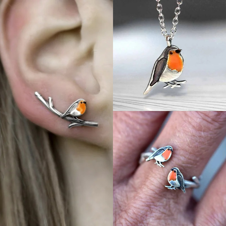 A Symbol of Hope and New Beginnings - GeluksVogel Jewellery Set-Nora Luxe