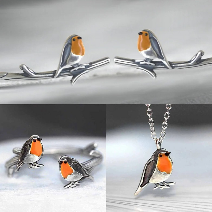 A Symbol of Hope and New Beginnings - GeluksVogel Jewellery Set-Nora Luxe