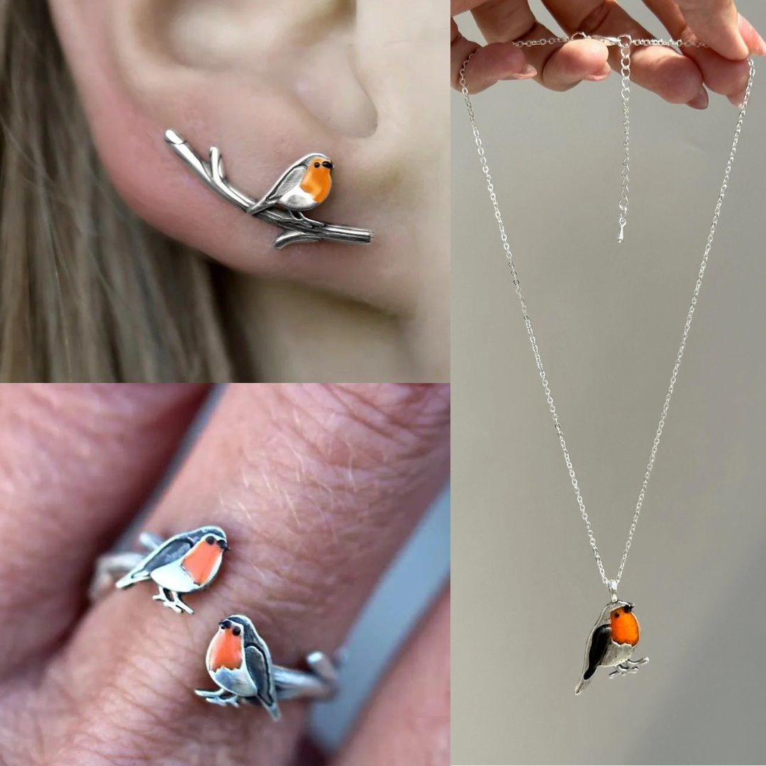 A Symbol of Hope and New Beginnings - GeluksVogel Jewellery Set-Nora Luxe