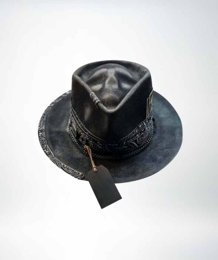 AA OUT OF STOCK Handmade Skull Hat - Raven-Nora Luxe