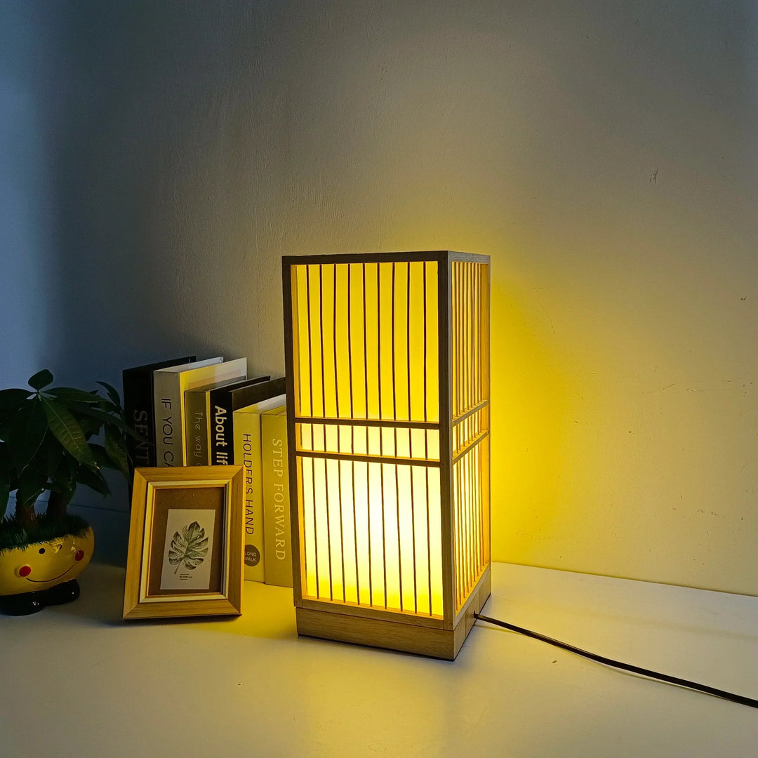 AA OUT OF STOCK Japanese Style Table Lamp - KiraLamp-C 6.69 inches x 16.54 inches-Nora Luxe
