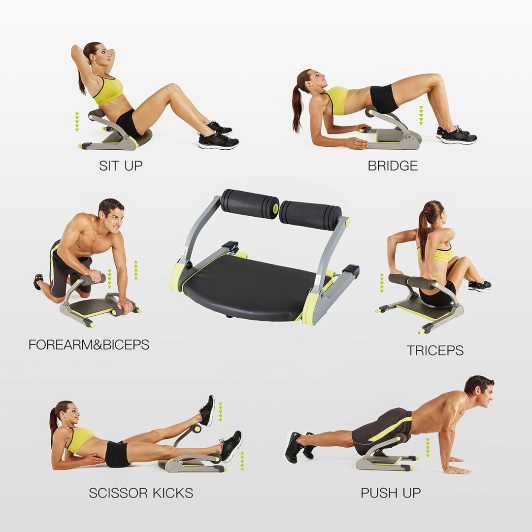 Ab Crunch Machine – Core Trainer-Nora Luxe