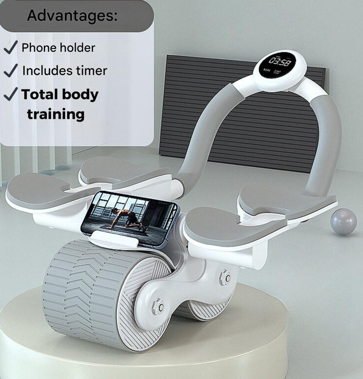 Abdominal trainer - CoreRoller Max-Orange-Nora Luxe