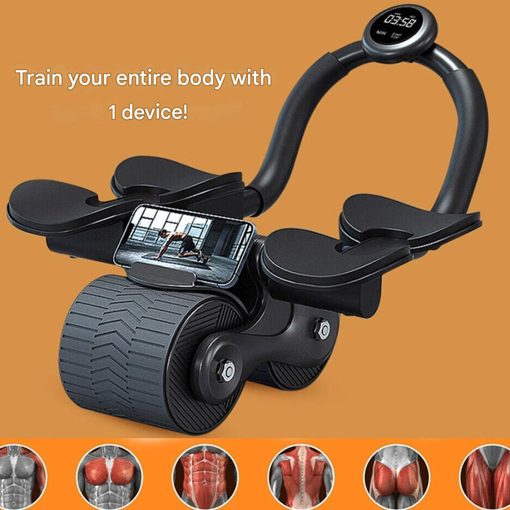 Abdominal trainer - CoreRoller Max-Orange-Nora Luxe