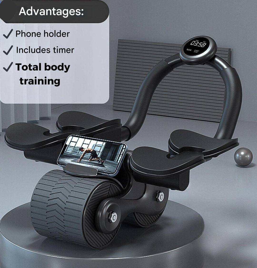 Abdominal trainer - CoreRoller Max-Orange-Nora Luxe