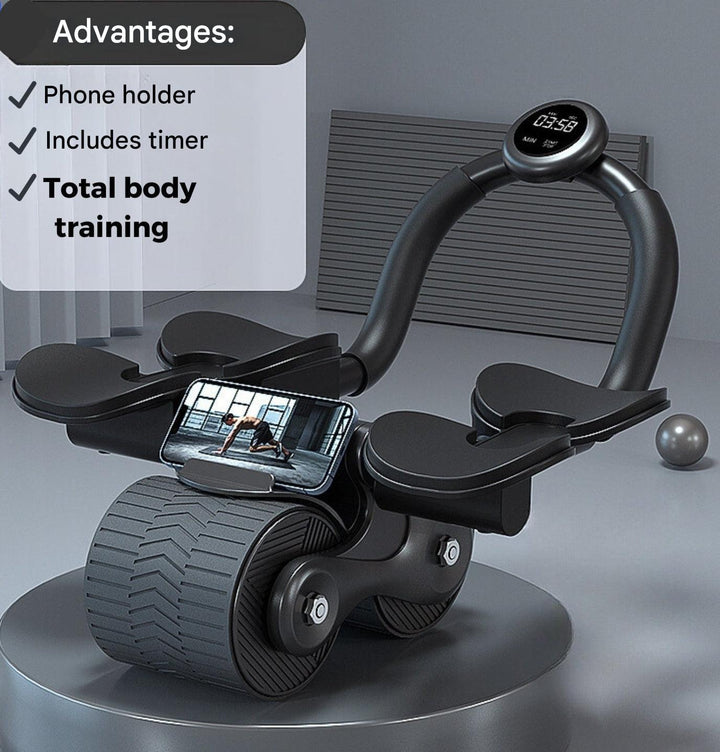 Abdominal trainer - CoreRoller Max-Orange-Nora Luxe