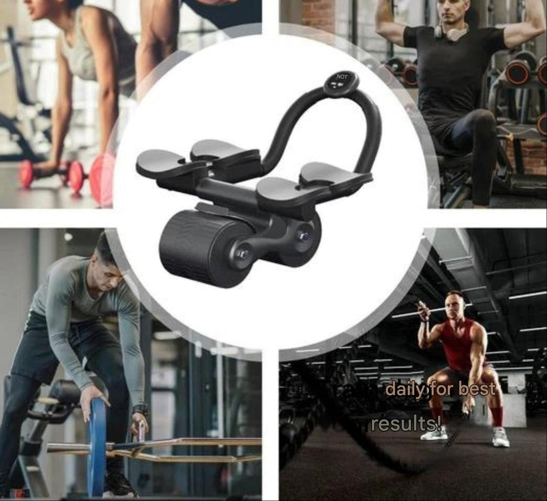 Abdominal trainer - CoreRoller Max-Orange-Nora Luxe