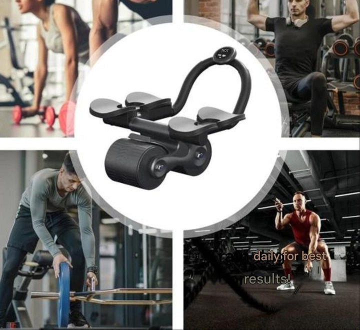 Abdominal trainer - CoreRoller Max-Orange-Nora Luxe