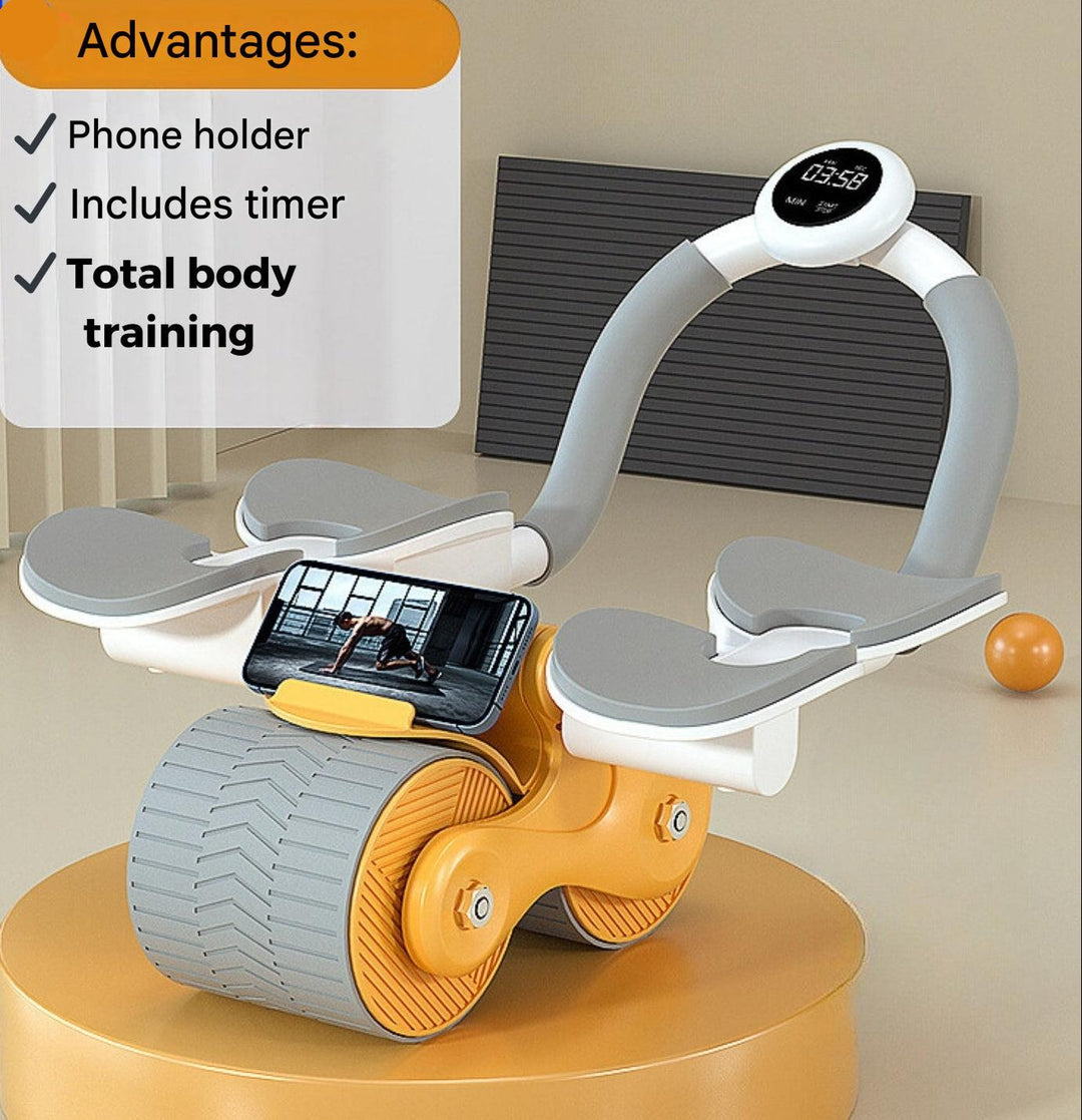 Abdominal trainer - CoreRoller Max-Orange-Nora Luxe
