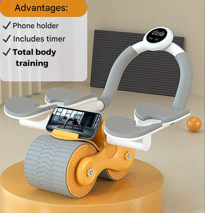 Abdominal trainer - CoreRoller Max-Orange-Nora Luxe