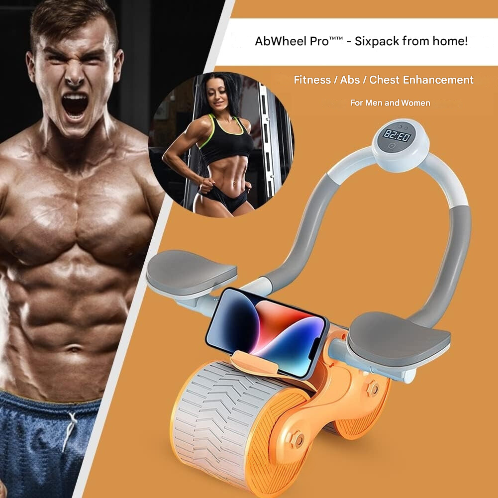 Abdominal Trainer - CoreRoller Pro-Orange-Without Timer-Nora Luxe