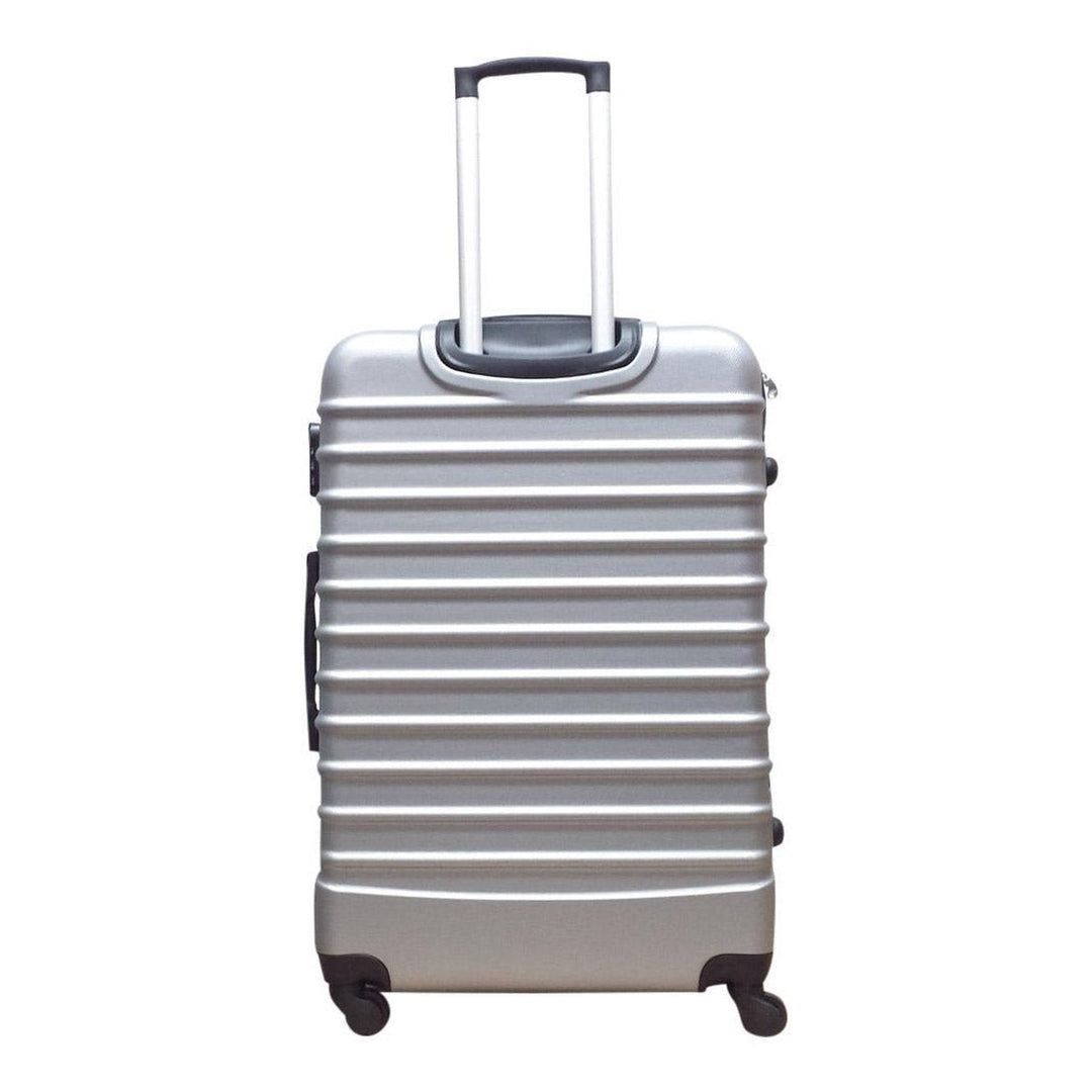 ABS hard shell suitcase – Siena-Silver-XS (26 L)-Nora Luxe