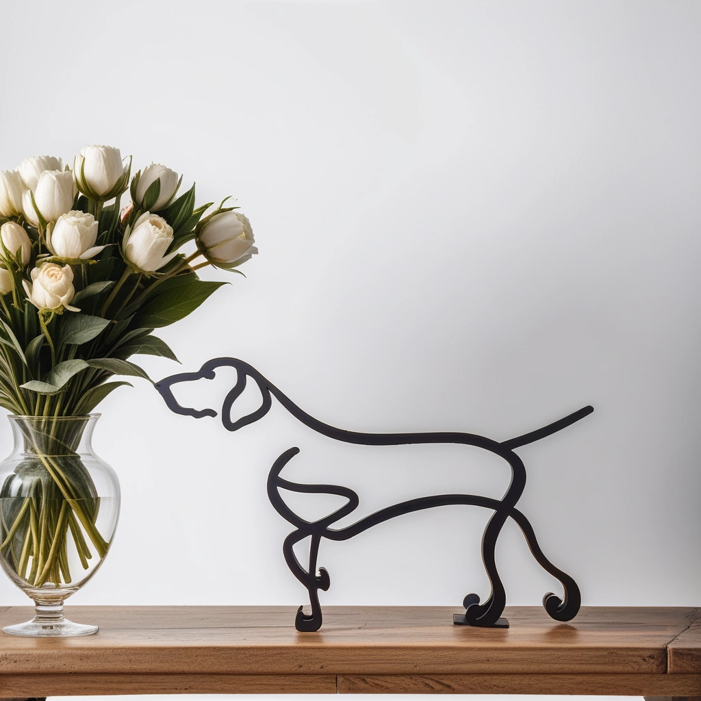 Abstract Dog Sculptures - CanineArt-Australian Shepherd-Nora Luxe