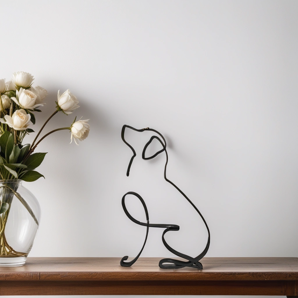 Abstract Dog Sculptures - CanineArt-Australian Shepherd-Nora Luxe