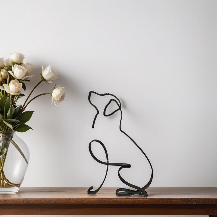 Abstract Dog Sculptures - CanineArt-Australian Shepherd-Nora Luxe