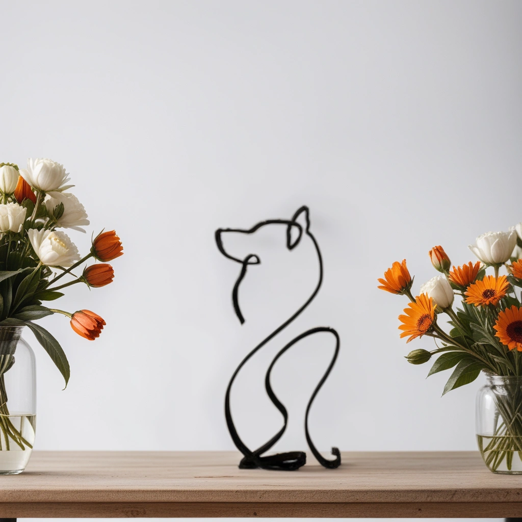 Abstract Dog Sculptures - CanineArt-Australian Shepherd-Nora Luxe