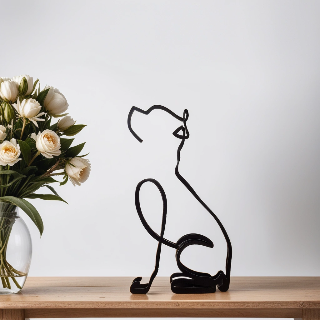 Abstract Dog Sculptures - CanineArt-Australian Shepherd-Nora Luxe