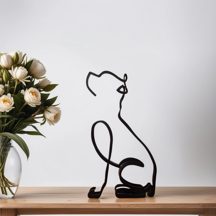 Abstract Dog Sculptures - CanineArt-Australian Shepherd-Nora Luxe