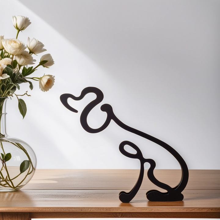 Abstract Dog Sculptures - CanineArt-Australian Shepherd-Nora Luxe