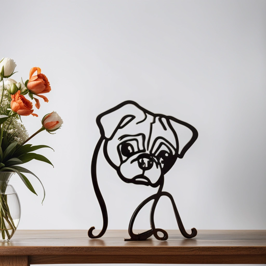 Abstract Dog Sculptures - CanineArt-Australian Shepherd-Nora Luxe