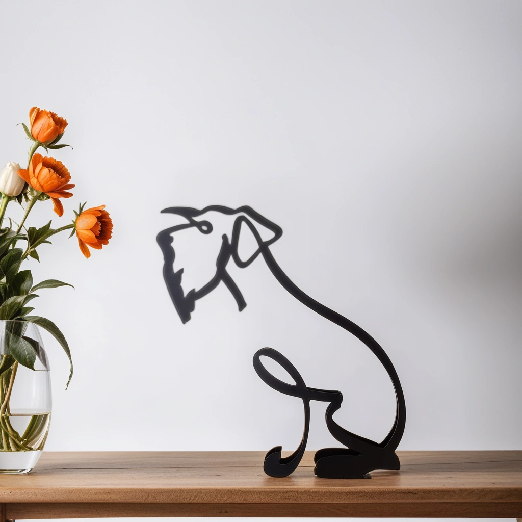 Abstract Dog Sculptures - CanineArt-Australian Shepherd-Nora Luxe