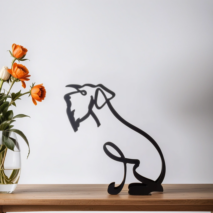 Abstract Dog Sculptures - CanineArt-Australian Shepherd-Nora Luxe