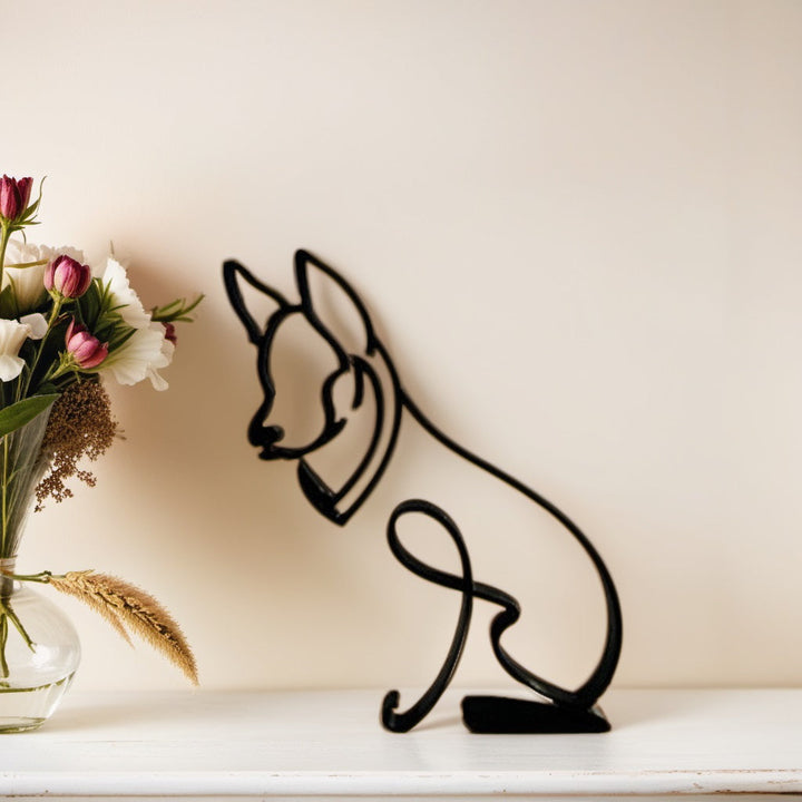 Abstract Dog Sculptures - CanineArt-Australian Shepherd-Nora Luxe