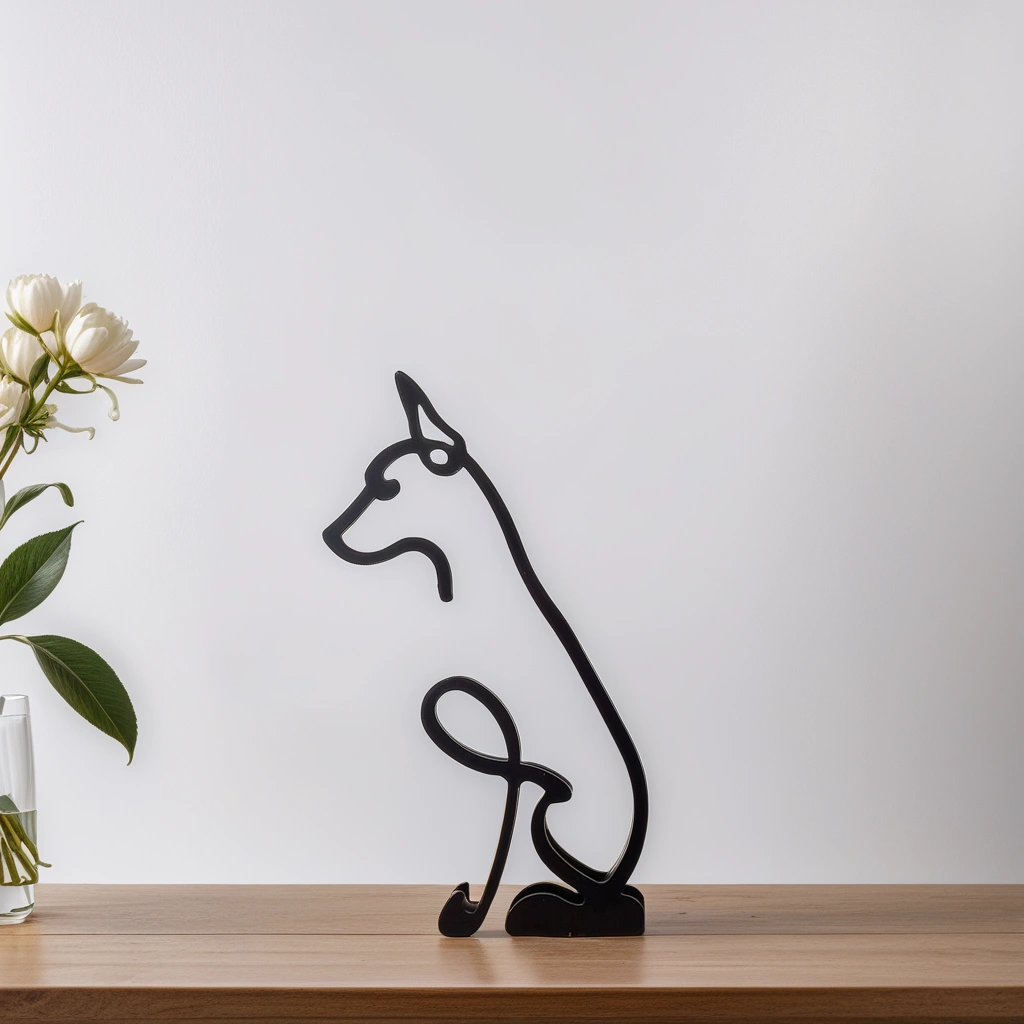 Abstract Dog Sculptures - CanineArt-Australian Shepherd-Nora Luxe