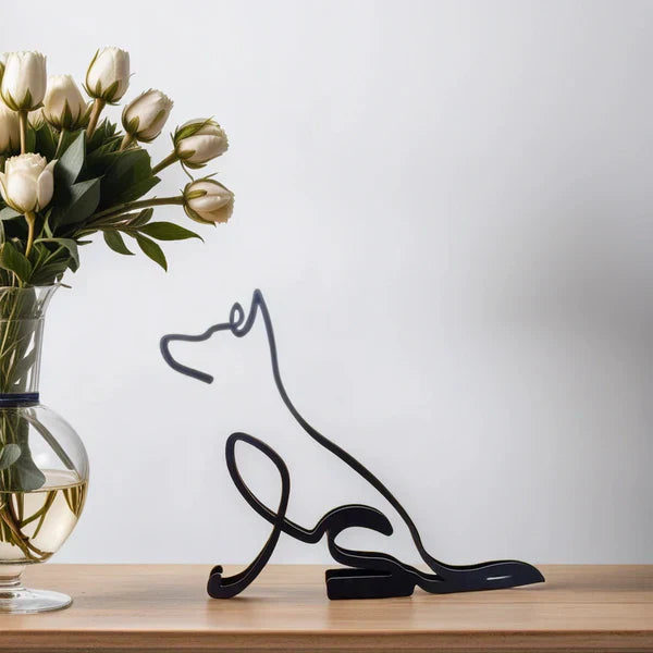 Abstract Dog Sculptures - CanineArt-Australian Shepherd-Nora Luxe