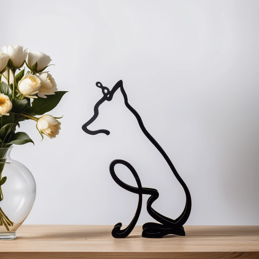 Abstract Dog Sculptures - CanineArt-Australian Shepherd-Nora Luxe