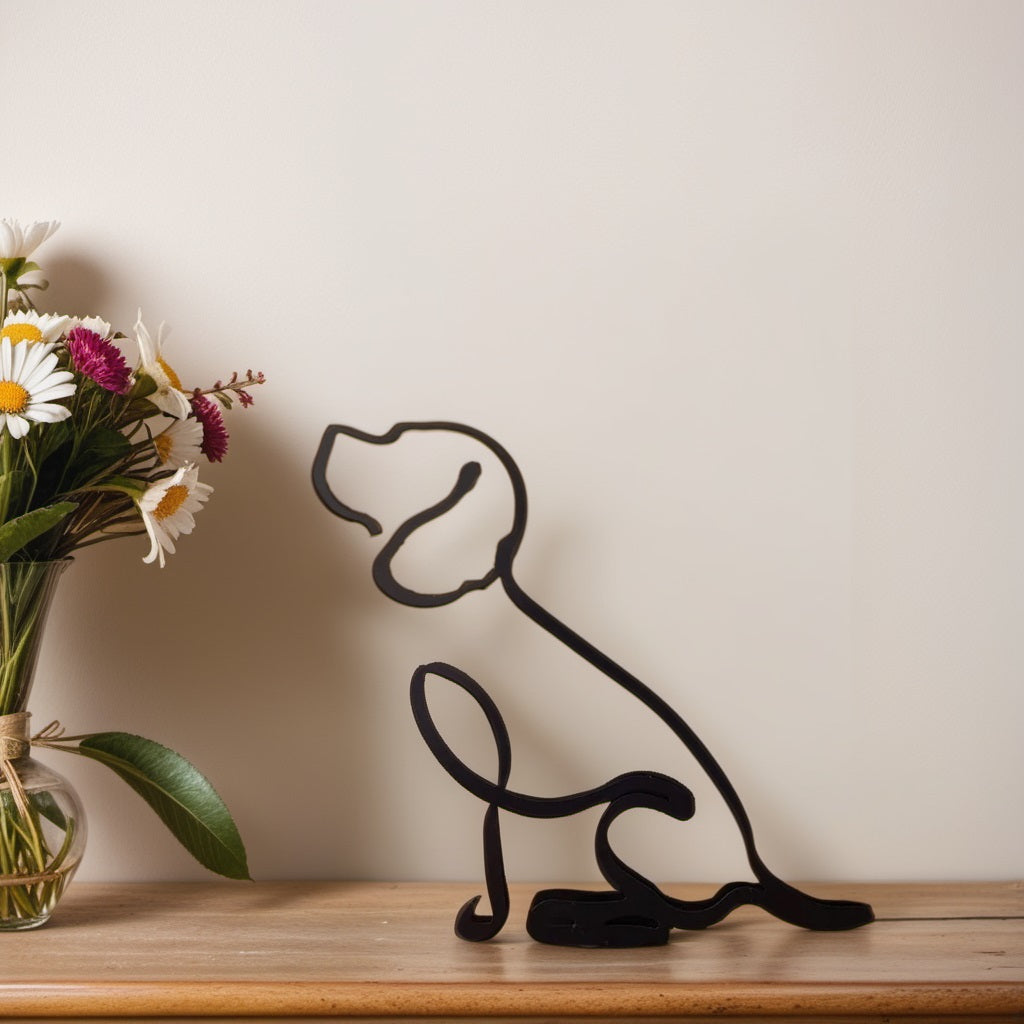 Abstract Dog Sculptures - CanineArt-Beagle-Nora Luxe