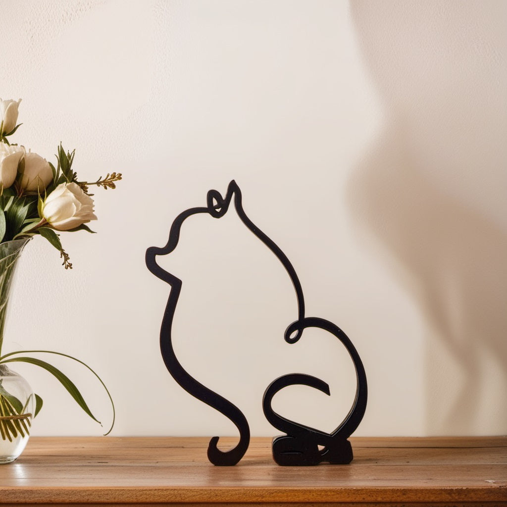 Abstract Dog Sculptures - CanineArt-Pomeranian-Nora Luxe