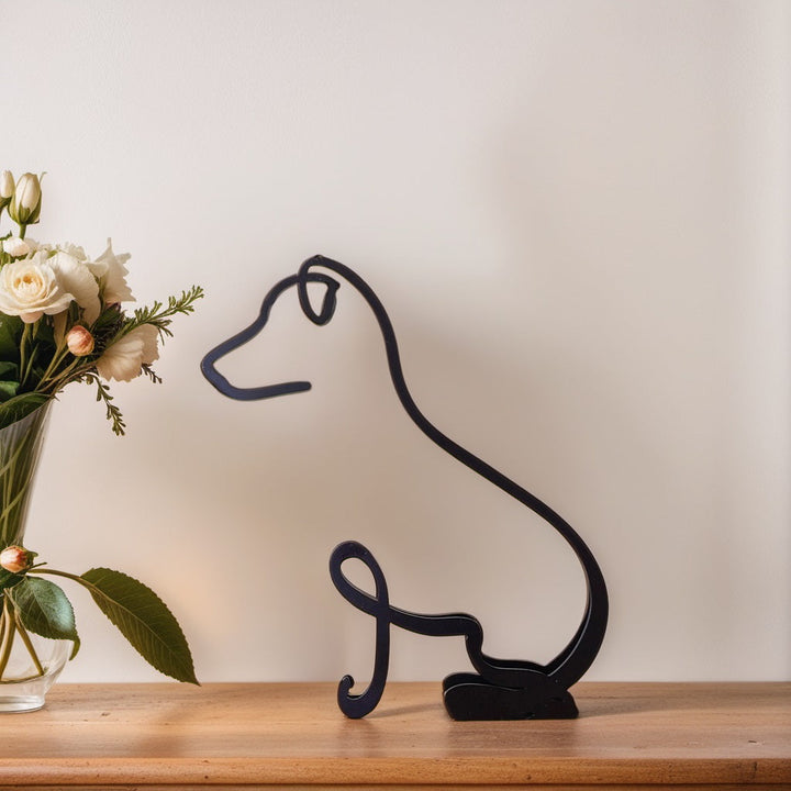 Abstract Dog Sculptures - CanineArt-Terrier-Nora Luxe