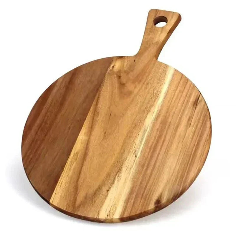 Acacia Wooden Pizza Peel & Serving Board - WoodStyle-Nora Luxe