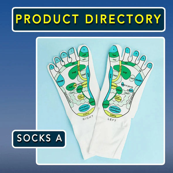 Acupressure Socks for Relaxation and Health - ReflexoSox-Nora Luxe
