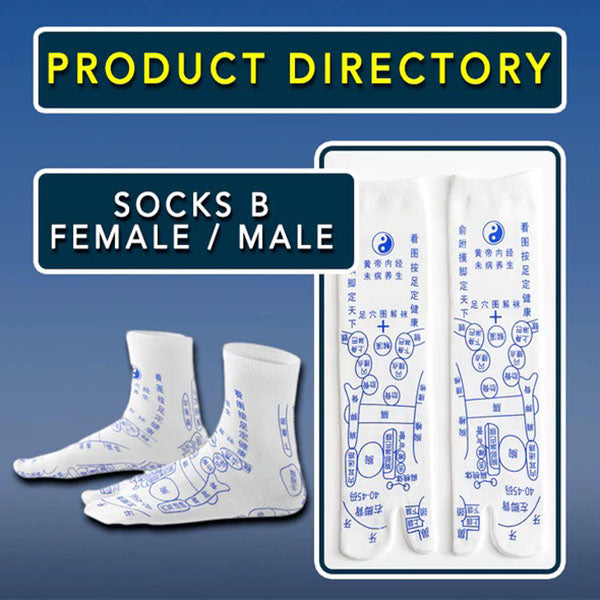Acupressure Socks for Relaxation and Health - ReflexoSox-Nora Luxe