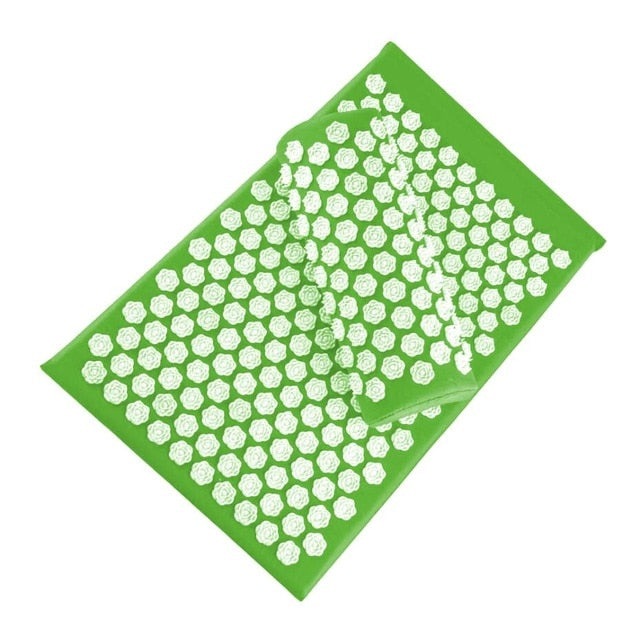 Acupressure Yoga Mat & Cushion Set - RelaxMat-Light green-Nora Luxe