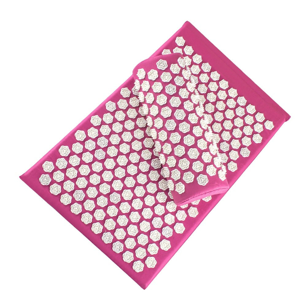 Acupressure Yoga Mat & Cushion Set - RelaxMat-Purple-Nora Luxe