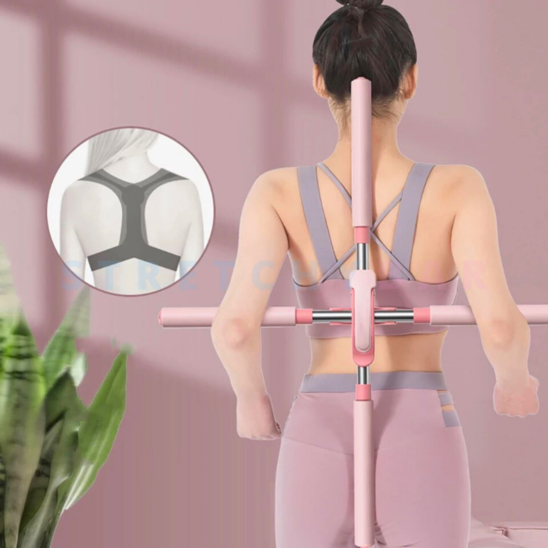 Adjustable Bar for Neck and Back Relaxation - FlexRelief Bar-Pink-Nora Luxe