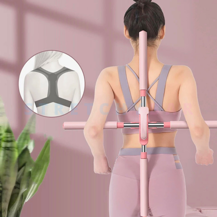 Adjustable Bar for Neck and Back Relaxation - FlexRelief Bar-Pink-Nora Luxe