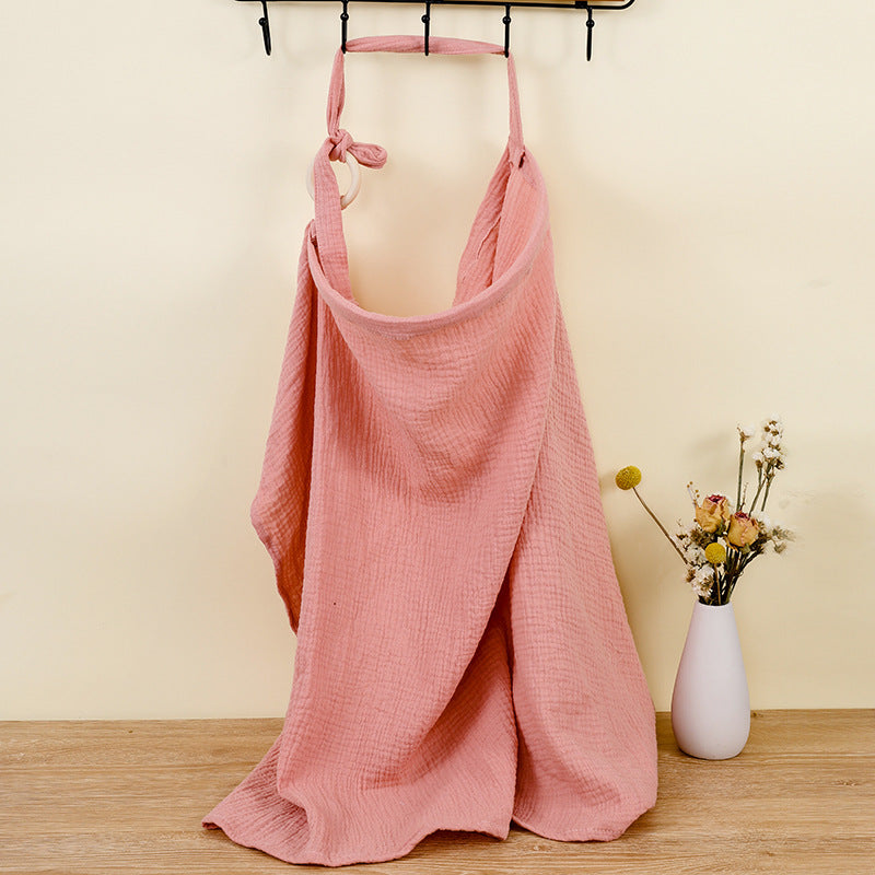 Adjustable Cotton Nursing Cover for Privacy-Pink-Nora Luxe
