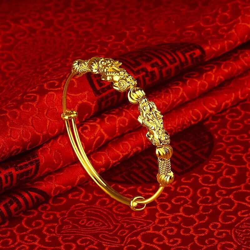 Adjustable Gold Good-luck Charm Bracelet-Nora Luxe