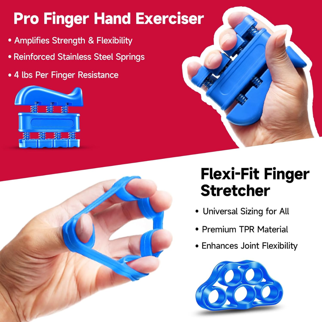 Adjustable Grip Strengthener Kit – 5-Pack-Black-Nora Luxe