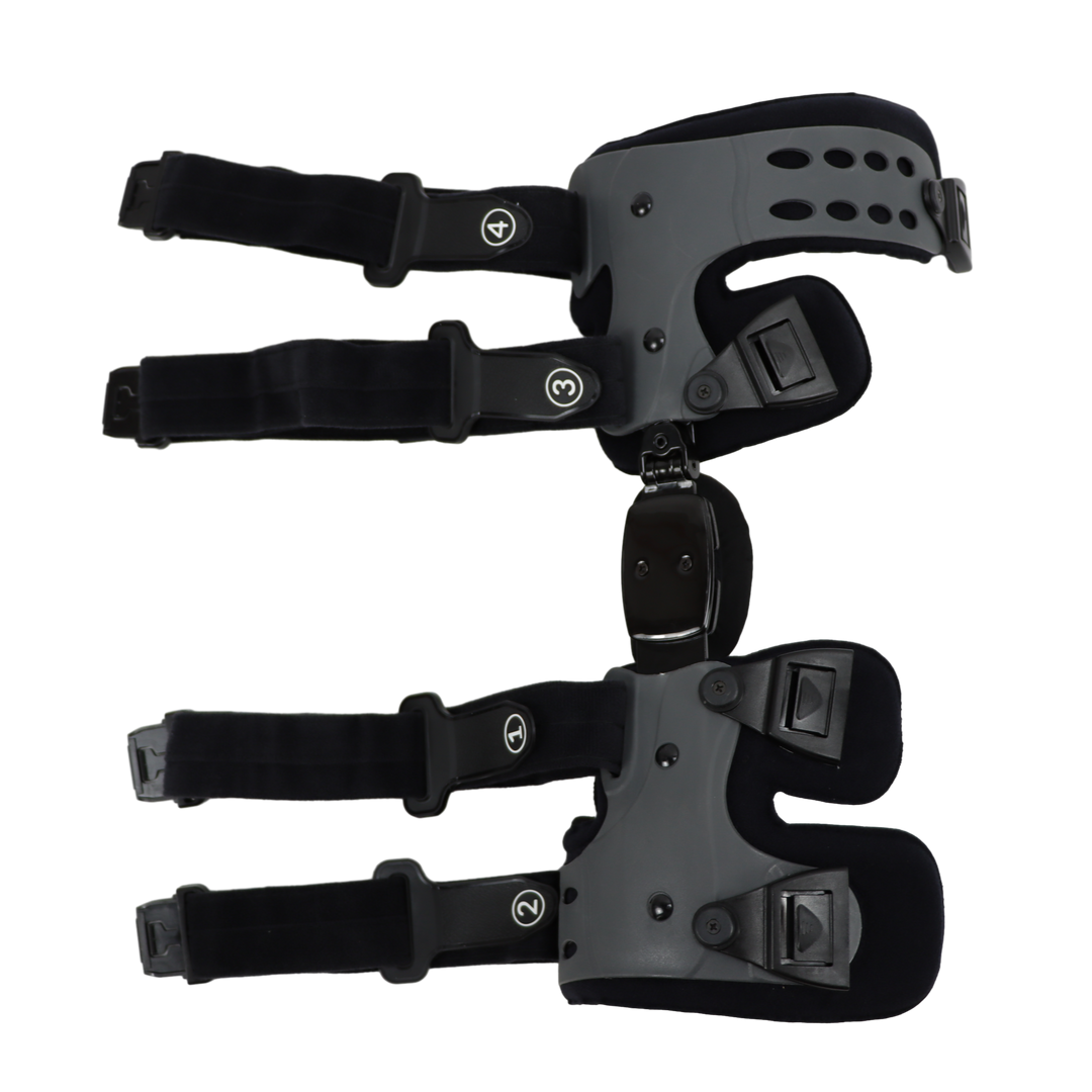 Adjustable Knee Brace - KneeEase-Black - Left leg-Nora Luxe