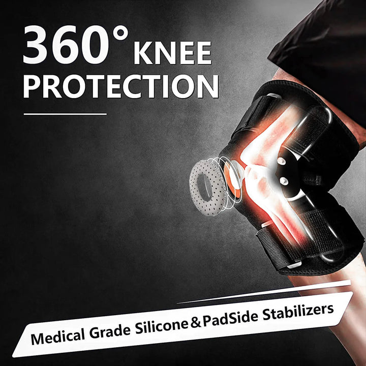 Adjustable Knee Brace with Hinge - FlexiSupport-M-1 piece-Nora Luxe