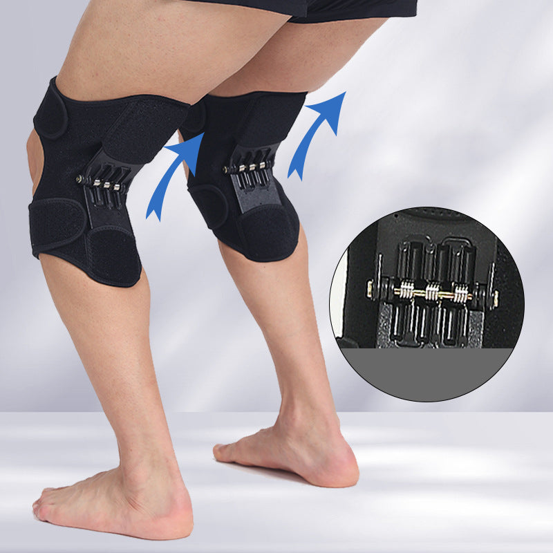 Adjustable Knee Brace with Hinges - FlexiKnee-Black-M (12.99–13.78 in)-Nora Luxe