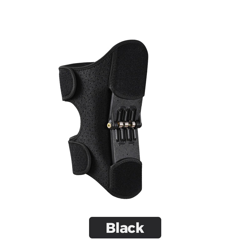 Adjustable Knee Brace with Hinges - FlexiKnee-Black-M (12.99–13.78 in)-Nora Luxe