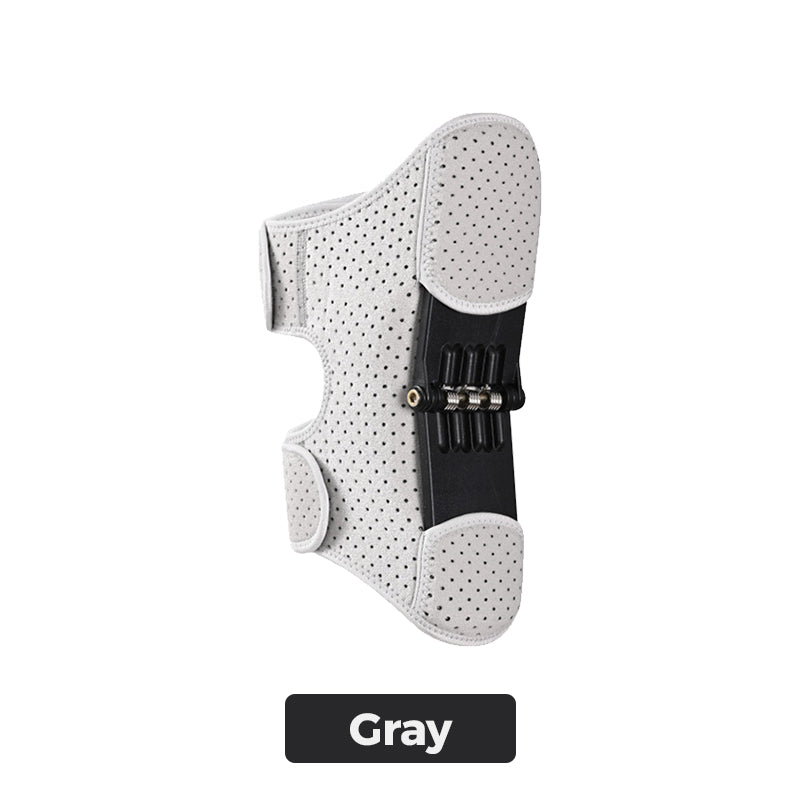 Adjustable Knee Brace with Hinges - FlexiKnee-Gray-M (12.99–13.78 in)-Nora Luxe