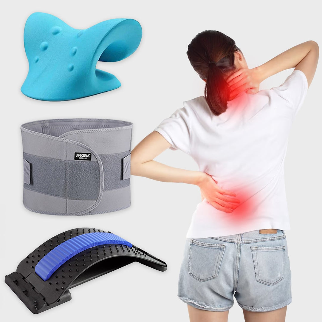 Adjustable Lumbar Support - CoreSupport-CoreSupport + Carpet Stretcher & Neck Support-2XL (44.09 in)-Nora Luxe